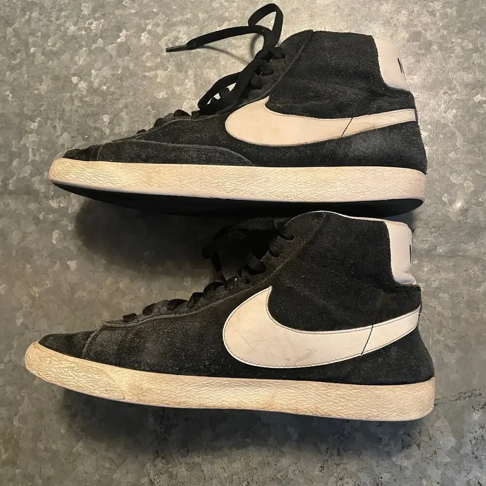 Nike Blazer Mid Premium Vintage 2014 High Top Mens 9 Sneakers Shoes 638261-011